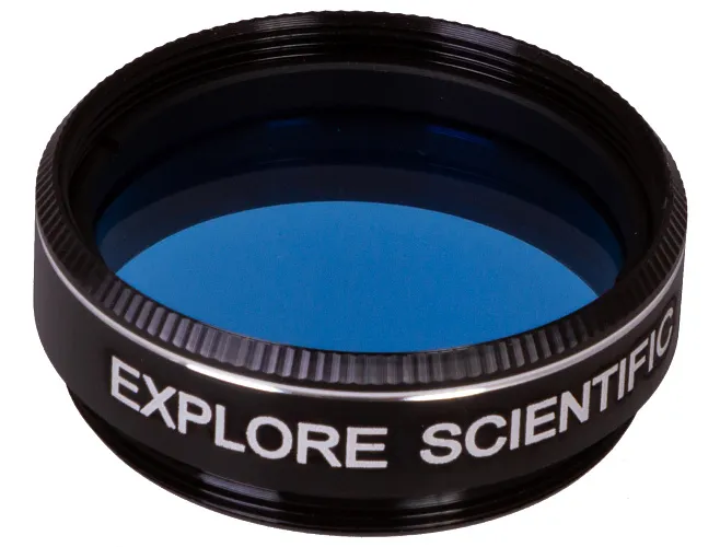 fotografia di Filtro Explore Scientific blu chiaro N82A 1,25"