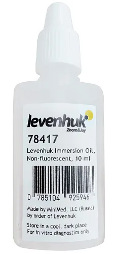 foto di Olio da immersione Levenhuk, non fluorescente, 10 ml