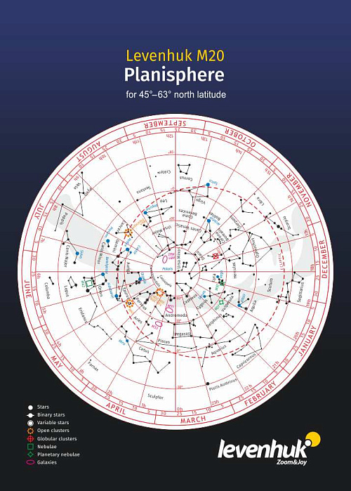 figura di Planisfero grande Levenhuk M20
