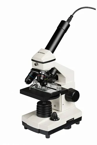 fotografia di Microscopio Bresser Biolux NV 20–1280x con fotocamera oculare HD USB