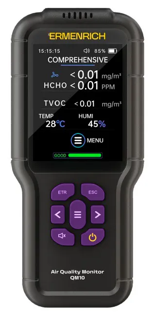 figura di Monitor della qualità dell’aria Ermenrich QM10,  1