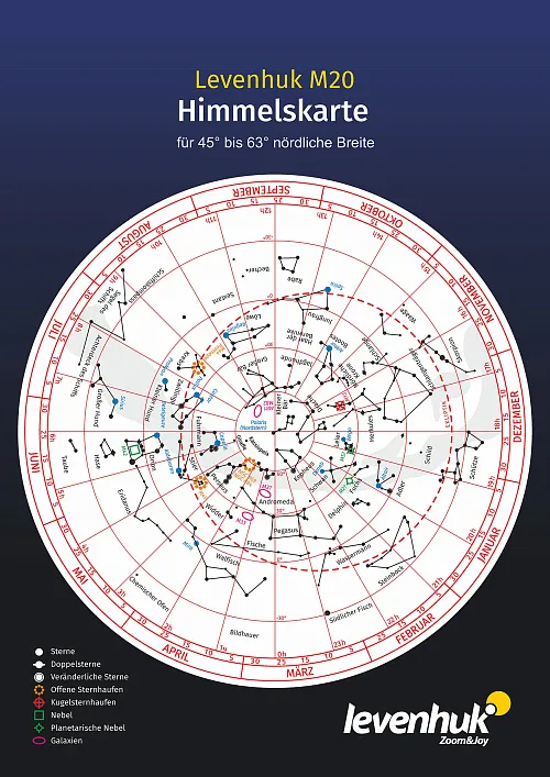 figura di Planisfero grande Levenhuk M20