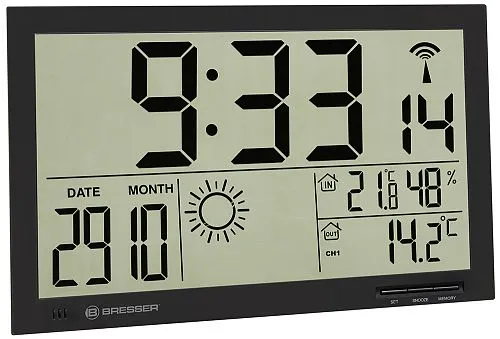 foto di Orologio da parete Bresser MyTime Jumbo LCD