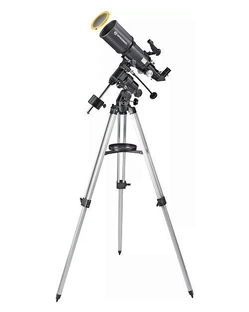 fotografia di Telescopio Bresser Polaris 102/460 EQ3 con filtro solare,  1