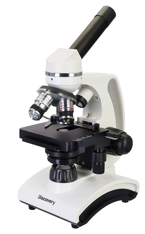 fotografia di Microscopio Levenhuk Discovery Atto Polar con libro,  1