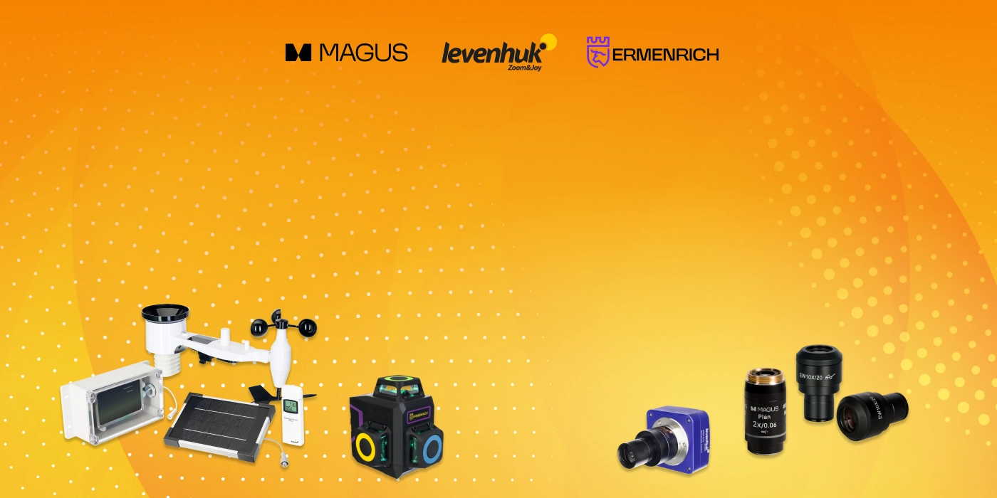 Scoprite le ultime novità di Levenhuk, MAGUS e Ermenrich