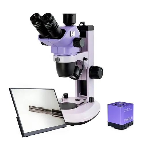 fotografia di Microscopio stereoscopico digitale MAGUS Stereo D7T LCD BASE