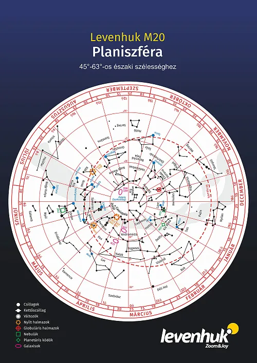 figura di Planisfero grande Levenhuk M20