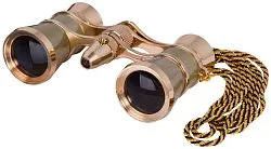 fotografia di Binocolo da teatro Levenhuk Broadway 325F (oro, con luce LED e cordoncino da collo) - Articolo in esposizione