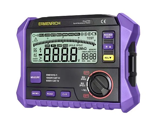 fotografia di Tester per resistenza di terra Ermenrich Ping ET60,  1