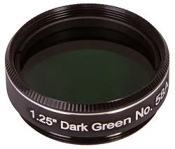 immagine di Filtro Explore Scientific verde scuro N58A 1,25"