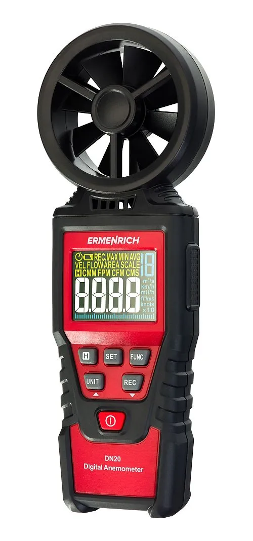 figura di Anemometro digitale Ermenrich Seek DN20