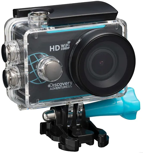 figura di Bresser Discovery Adventures Trek Full HD 140° Wi-Fi Action Camera