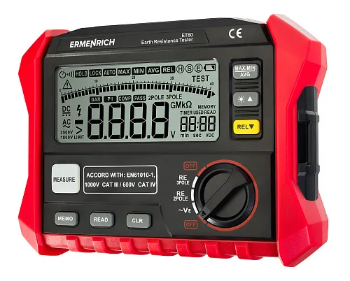 fotografia di Tester per resistenza di terra Ermenrich Ping ET60