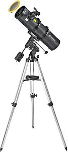 fotografia di Telescopio Bresser Pollux 150/750 EQ3 con filtro solare