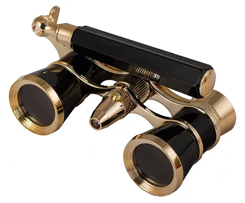 figura di Binocolo da teatro Levenhuk Broadway 325N (lorgnette con luce LED)