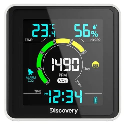 immagine di Stazione meteorologica Levenhuk Discovery Report WA40 con monitor della CO2