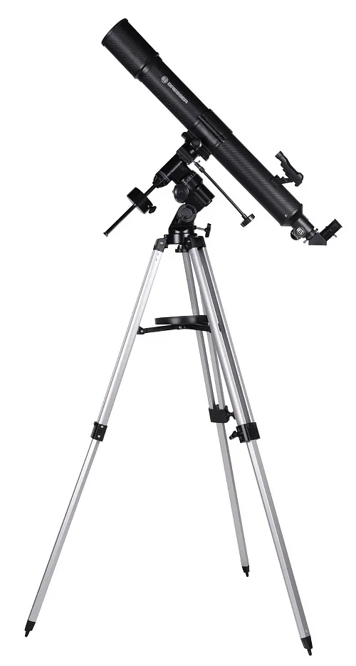 foto di Telescopio Bresser Quasar 80/900 EQ con Adattatore per Fotocamera Smartphone