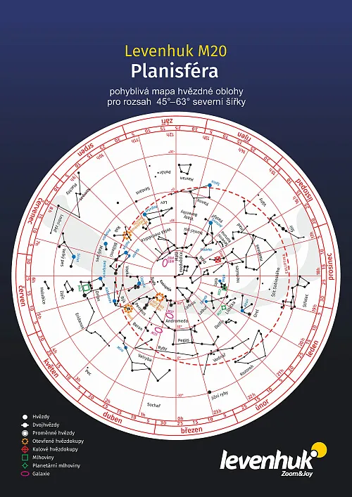 figura di Planisfero grande Levenhuk M20