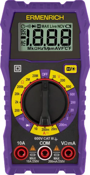 figura di Multimetro digitale Ermenrich Zing TC07,  1