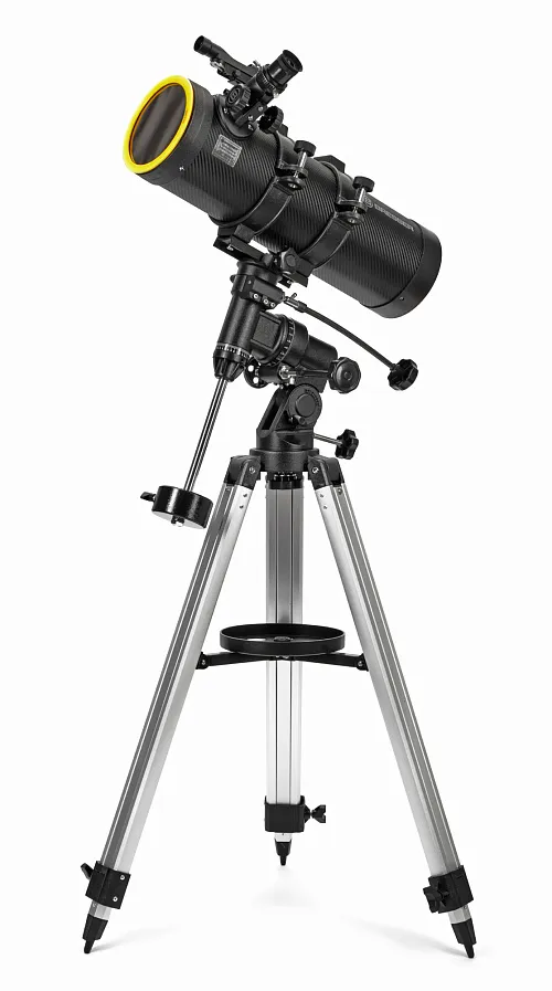 immagine di Telescopio riflettore newtoniano Bresser Spica 130/1000 EQ3 con adattatore per fotocamera smartphone