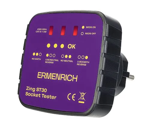 immagine di Tester per prese elettriche Ermenrich Zing ST30,  1