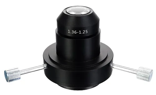 figura di Condensatore a campo oscuro Levenhuk MED (a olio, NA 1,36–1,25) per microscopi MED 30/35/40/45