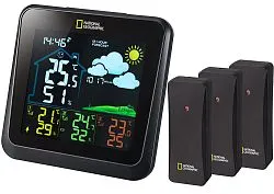 immagine di Stazione meteo Bresser National Geographic VA con display a colori e 3 sensori