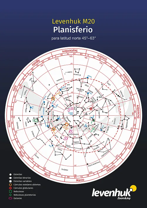 figura di Planisfero grande Levenhuk M20