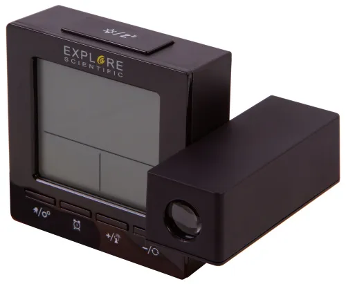 immagine di Orologio a proiezione digitale RC Explore Scientific con temperatura interna, nero,  10