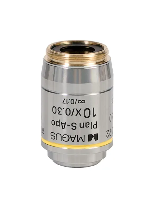 fotografia di Set di obiettivi MAGUS FL S-APO60 PlanF S-Apo 4х/10х/20х/40х/100х a olio ∞/ 0,17 H60 mm,  4