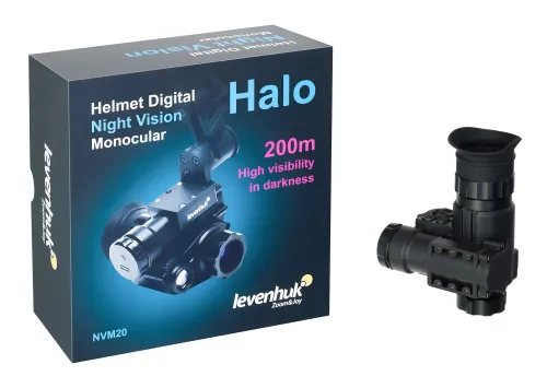 figura di Visore notturno monoculare digitale Levenhuk Halo NVM20 Helmet,  3