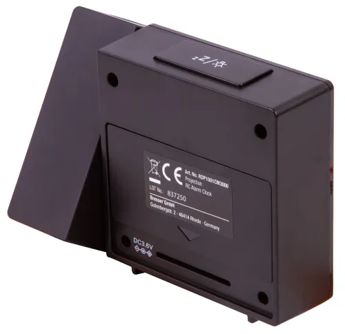 immagine di Orologio a proiezione digitale RC Explore Scientific con temperatura interna, nero,  12