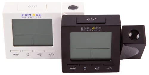 immagine di Orologio a proiezione digitale RC Explore Scientific con temperatura interna, nero,  4