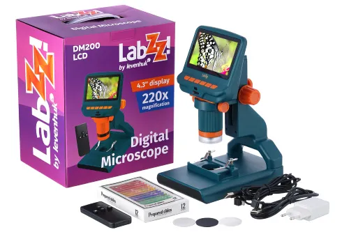 immagine di Microscopio digitale Levenhuk LabZZ DM200 LCD,  2