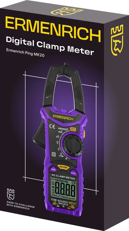 immagine di Pinza amperometrica digitale Ermenrich Ping MK20,  2