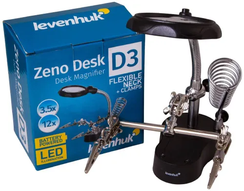 fotografia di Lente d’ingrandimento Levenhuk Zeno Desk D3,  3