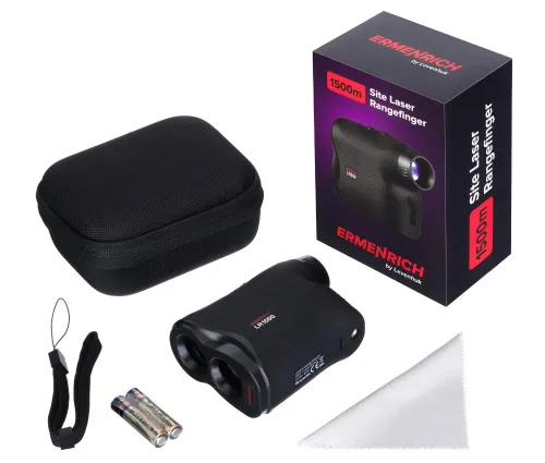 figura di Distanziometro laser Ermenrich LR1500, nero,  2