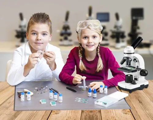 fotografia di Set per microscopia Bresser Junior,  2