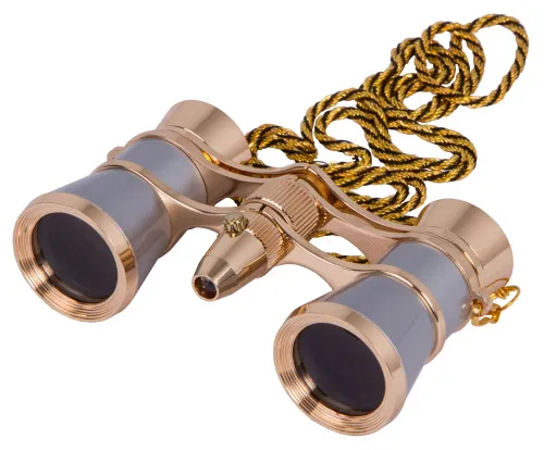 fotografia di Binocolo da teatro Levenhuk Broadway 325F (argento, con luce LED e cordoncino da collo) - Articolo in esposizione,  4