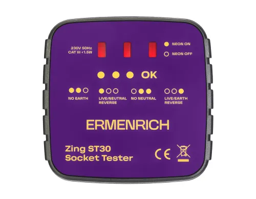 immagine di Tester per prese elettriche Ermenrich Zing ST30,  2
