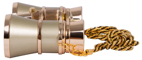 fotografia di Binocolo da teatro Levenhuk Broadway 325F (oro, con luce LED e cordoncino da collo) - Articolo in esposizione,  7