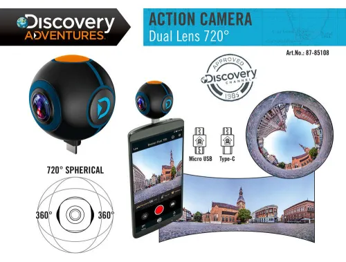 figura di Bresser Discovery Adventures HD 720° Android Action Camera,  5
