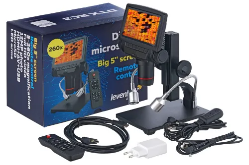 immagine di Microscopio con telecomando Levenhuk DTX RC3,  2