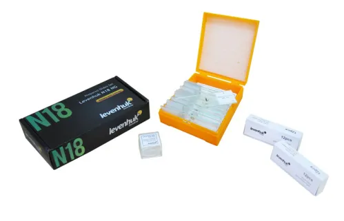 fotografia di Set di vetrini preparati Levenhuk N18 NG,  2