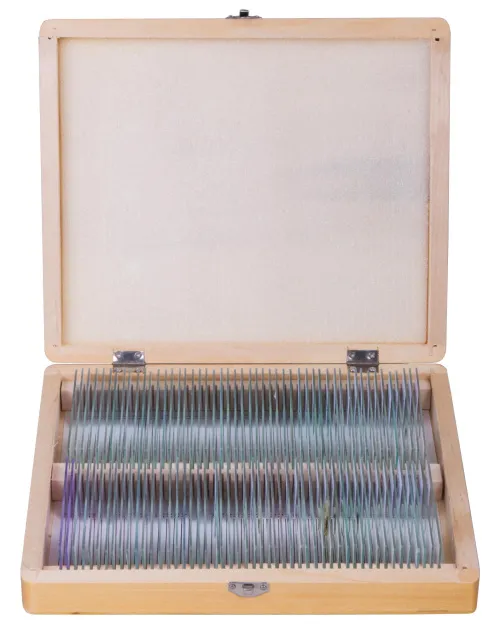 fotografia di Set di Vetrini Preparati Bresser 100 pezzi con Scatola,  2