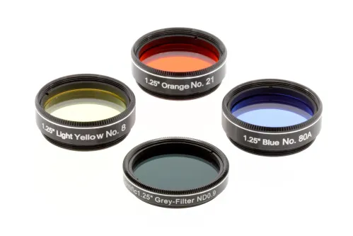 foto di Telescopio riflettore newtoniano Bresser Spica 130/1000 EQ3 con set di filtri,  4