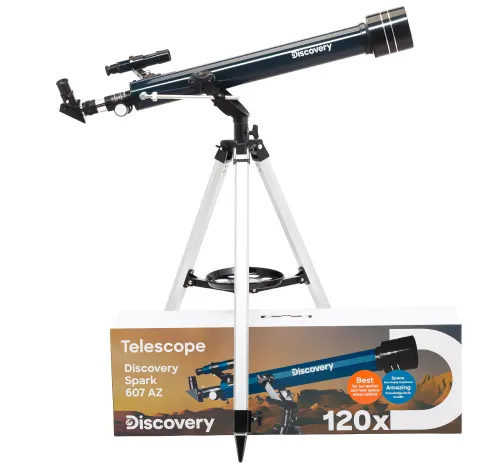foto di Telescopio Levenhuk Discovery Spark 607 AZ con libro,  2