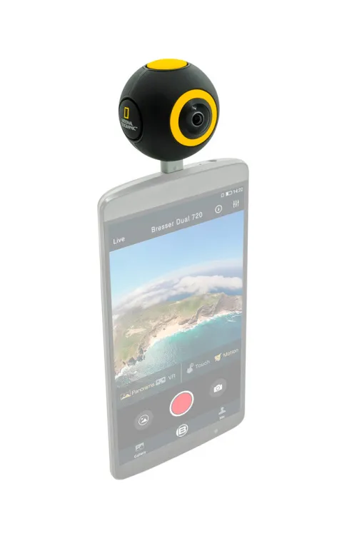 fotografia di Android cation camera Bresser National Geographic HD 720°,  2