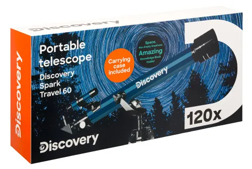 immagine di Telescopio Levenhuk Discovery Spark Travel 60 con libro,  17